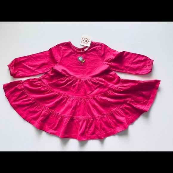 New Hanna Andersson Swirl Dress Sz 90